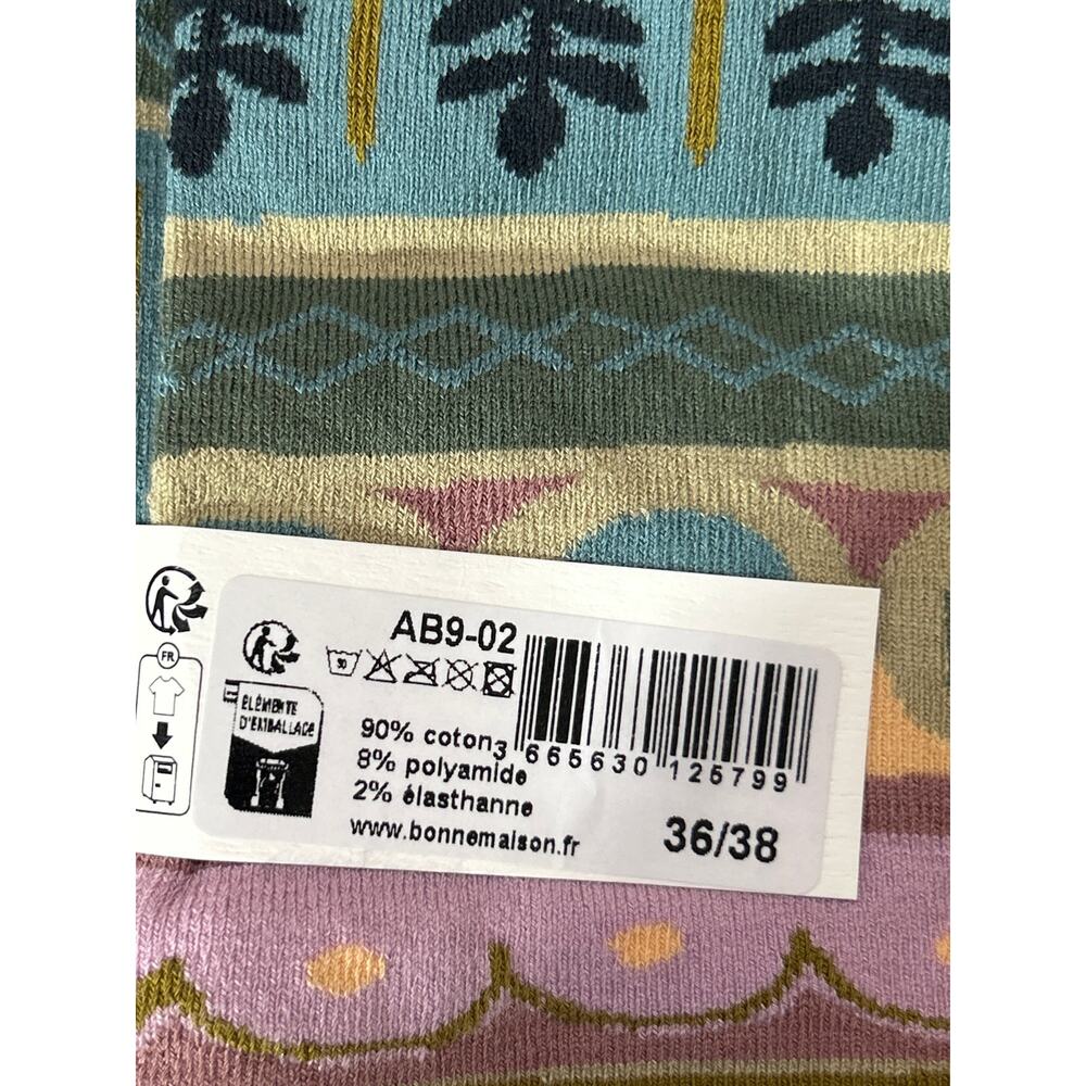 Bonnie Madison Women’s Colorful Statement Socks / Made in France
4 1/2-6 1/2 - Picture 6 of 6